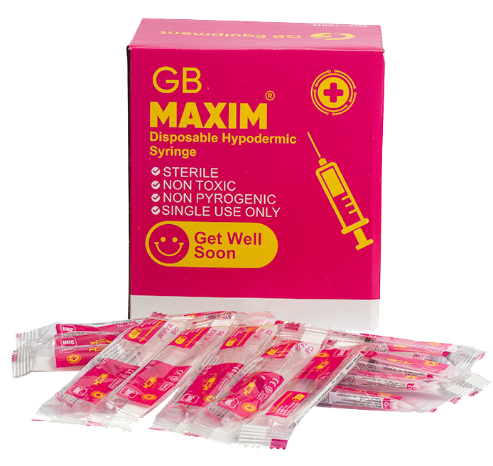 Sterile Hypodermic Syringe - GB Maxim